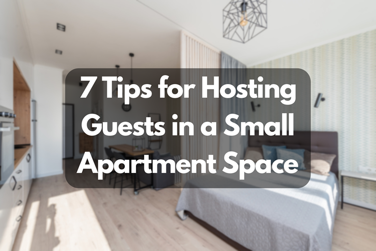 7 Tips for Hosting Guests in a Small Apartment Space