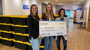 Goldmark Gives to Home for Good