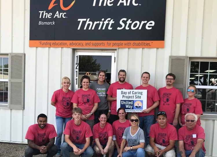 Bismarck Team Volunteers at ARC Thrift Store for Day of Caring