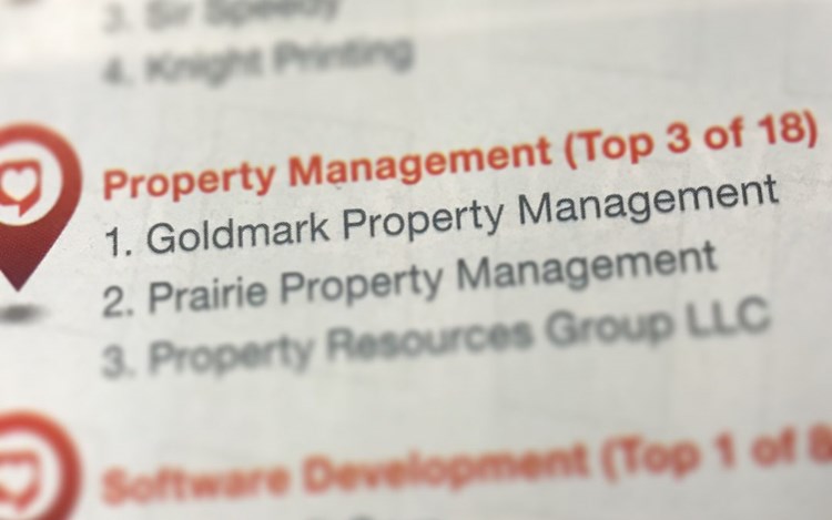 GOLDMARK Named First in Property Management