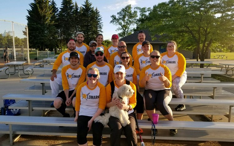 GOLDMARK Competes in Summer Softball League