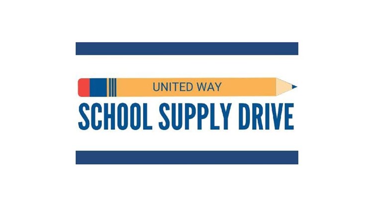 Kicking off the United Way School Supply Drive
