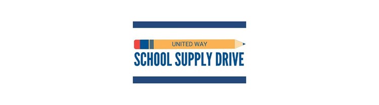 Kicking off the United Way School Supply Drive